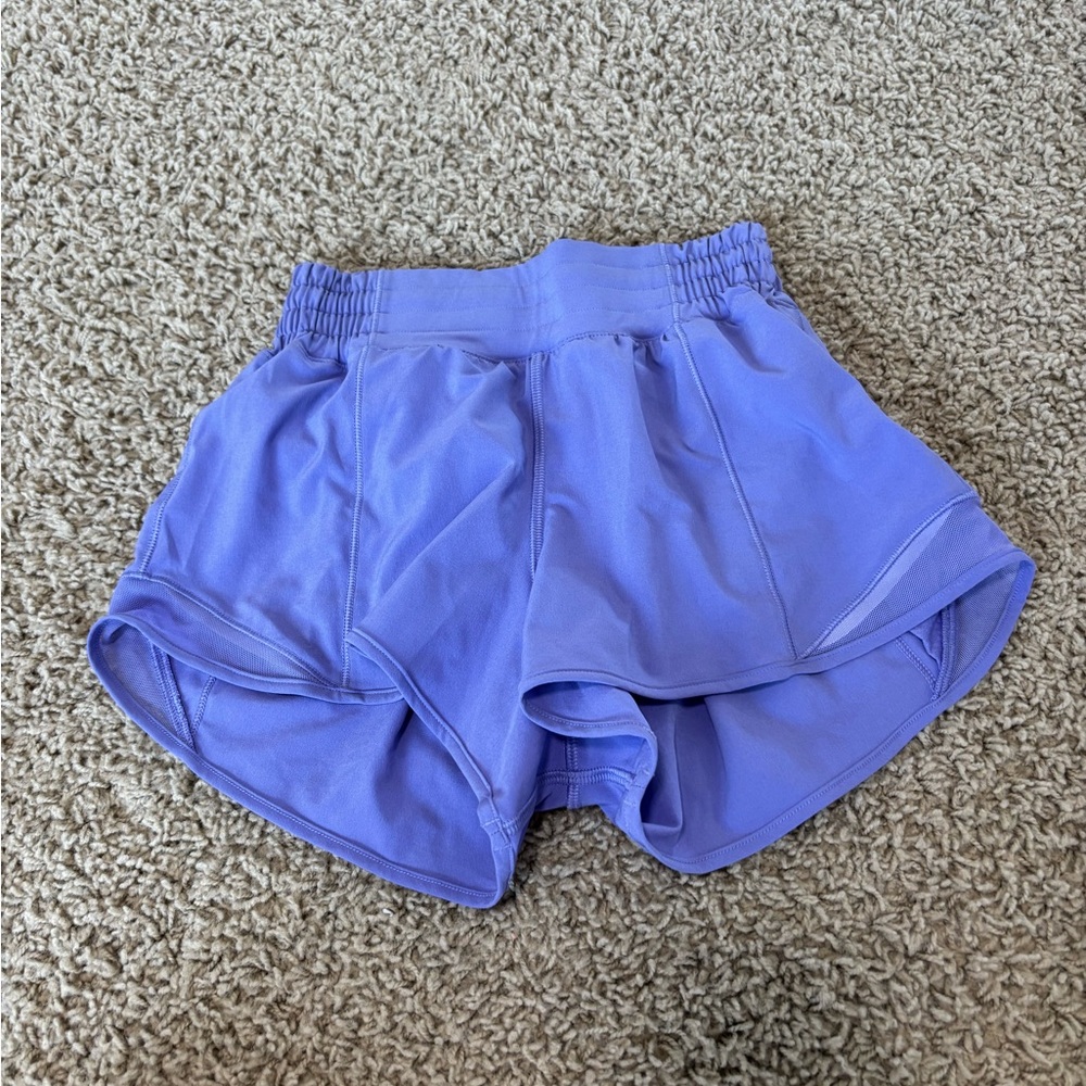 Lululemon Athletica Hotty Hot Purple 2.5 inch shorts